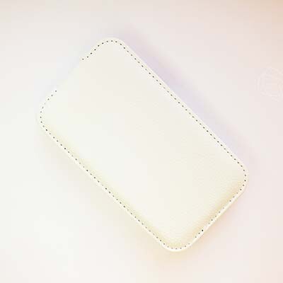 Кожаный чехол книга Up Case White для Samsung i8552 Galaxy Win Duos(1)