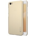 Пластиковый чехол с пленкой Nillkin Super Frosted Shield Gold для Xiaomi Redmi Note 5A (2/16Gb)(#3)