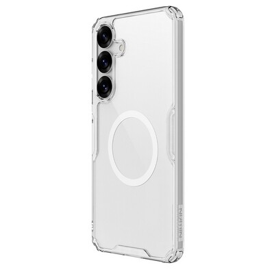 Силиконовый чехол Nillkin Nature TPU Pro Magnetic Case Прозрачный для Samsung Galaxy S25 Plus(3)