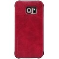 Кожаный чехол Nillkin Qin Leather Case Red для Samsung G925F Galaxy S6 Edge(#2)