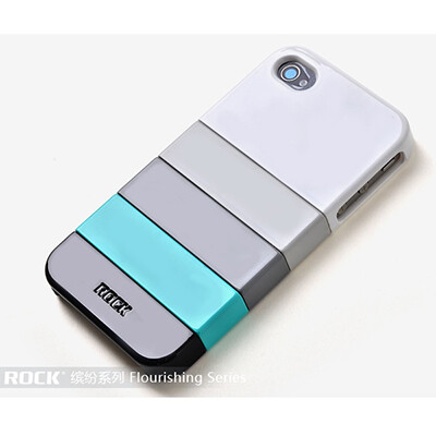 Пластиковый чехол ROCK Flourishing Series Naked Ultra Thin №1 для Apple iPhone 4/4S(1)