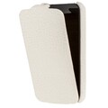Кожаный чехол Borofone Crocodile flip White для Apple iPhone 4/4S(#3)