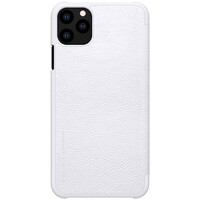 Кожаный чехол-книга Nillkin Qin Series Leather case белый для Apple iPhone 11 Pro Max