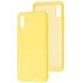 Силиконовый чехол Silicone Case желтый для Xiaomi Redmi 9A(#1)