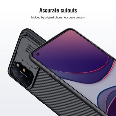 Чехол-накладка Nillkin CamShield черная для OnePlus 8T(4)