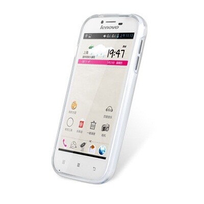 Силиконовый чехол Melkco Poly Jacket TPU Case White для Lenovo A706(3)