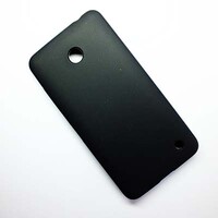 Силиконовый чехол Becolor Black Mat для Nokia Lumia 630