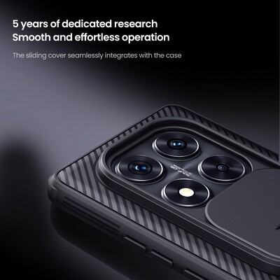 Чехол-накладка Nillkin CamShield Pro Синяя для Xiaomi Poco X7(3)