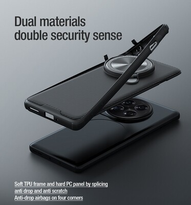 Чехол-накладка Nillkin CamShield Prop Синяя для OnePlus 12(6)