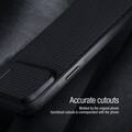 Пластиковый чехол с пластиной Magsafe Nillkin Synthetic Fiber S Magnetic Case Черный  для Apple iPhone 14 Pro(#7)