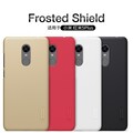 Пластиковый чехол с пленкой Nillkin Super Frosted Shield Красный для Xiaomi RedMi 5 Plus(#4)