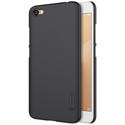 Пластиковый чехол с пленкой Nillkin Super Frosted Shield Black для Xiaomi Redmi Note 5A (2/16Gb)(3)