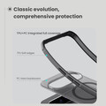 Пластиковый чехол с пластиной Magsafe Nillkin Super Frosted Shield Pro Magnetic Case Прозрачный  для Google Pixel 10 Pro XL(#10)