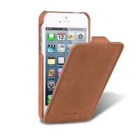 Кожаный чехол книга Melkco Leather Case Vintage Brown LC для Apple iPhone 5/5s/SE