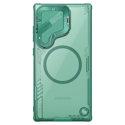 Магнитная накладка Nillkin Iceblade Prop Magnetic Case Зеленая для Samsung Galaxy S24 Ultra(1)