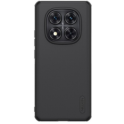 Пластиковый чехол с пластиной Magsafe Nillkin Super Frosted Shield Pro Magnetic Case Черный для Xiaomi Poco X7(1)
