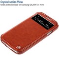 Кожаный чехол-книга HOCO Crystal leather Case Brown для Samsung i9190 Galaxy S4 mini(#1)