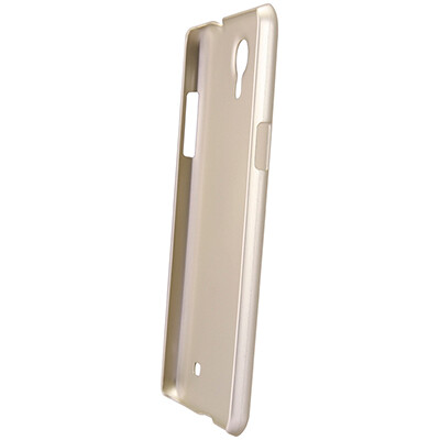 Пластиковый чехол Nillkin Super Frosted Shield Gold  для Samsung G750F Galaxy Mega 2(3)