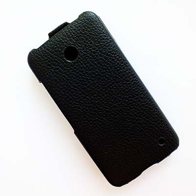 Кожаный чехол Sipo V Series Black для Nokia Lumia 630(3)