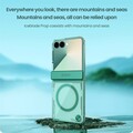 Магнитная накладка Nillkin Iceblade Magnetic Case зеленый для Samsung Galaxy Z Flip 7(#4)