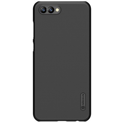 Пластиковый чехол с пленкой Nillkin Super Frosted Shield Черный для Huawei Honor View 10(1)