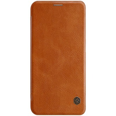 Кожаный чехол Nillkin Qin Leather Case Коричневый  для Samsung Galaxy J6(1)