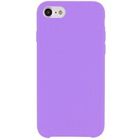 Силиконовый чехол Silicone с открытым низом лавандовый для Apple iPhone 7