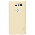 Пластиковый чехол с пленкой Nillkin Super Frosted Shield Золотой для LG V30(#1)