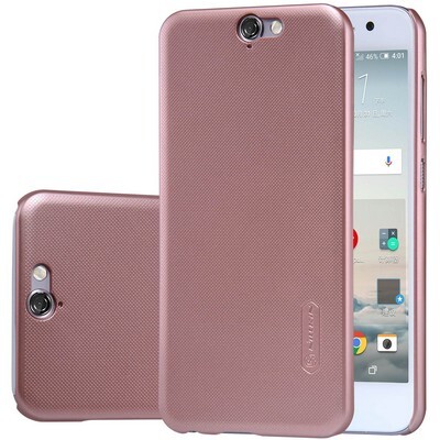 Пластиковый чехол с пленкой Nillkin Super Frosted Shield Rose Gold для HTC One A9(3)