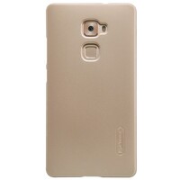 Пластиковый чехол с пленкой Nillkin Super Frosted Shield Gold для Huawei Mate S