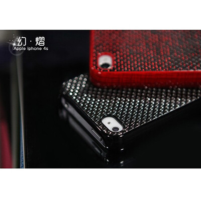 Пластиковый чехол Nillkin Phantom Glistening Series Red для Apple iPhone 4/4S(3)