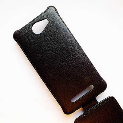 Кожаный чехол Armor Case Black для FLY IQ4505 ERA Life 7(4)