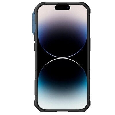 Противоударная-накладка Nillkin CamShield Armor Pro Синяя для Apple iPhone 14 Pro(2)