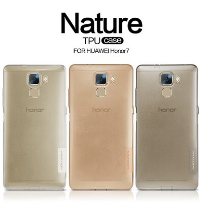 Силиконовый чехол Nillkin Nature TPU Case Brown для Huawei Honor 7(4)