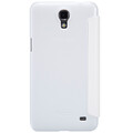Полиуретановый чехол Nillkin Sparkle Leather Case White  для Samsung G750F Galaxy Mega 2(#2)