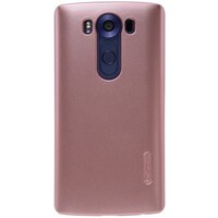 Пластиковый чехол с пленкой Nillkin Super Frosted Shield Rose Gold для LG V10