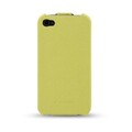 Кожаный чехол Melkco Leather Case Yellow LC для Apple iPhone 4/4S(#2)