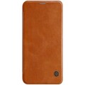 Кожаный чехол Nillkin Qin Leather Case Коричневый  для Samsung Galaxy J6(#1)