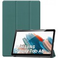 Полиуретановый чехол JFK Smart Case зеленый для Samsung Galaxy Tab A8(#1)