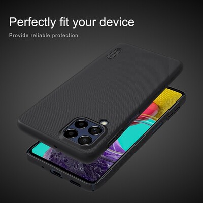 Пластиковый чехол Nillkin Super Frosted Shield Синий для Samsung Galaxy M53(3)