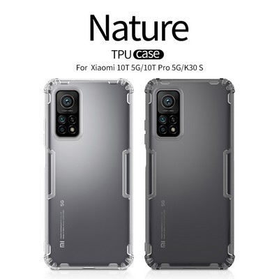Силиконовый чехол Nillkin Nature TPU Case Прозрачный для Xiaomi Mi10T (Mi10T Pro)(5)