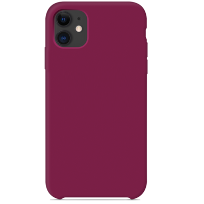 Силиконовый чехол красная роза для Apple iPhone 11(5)