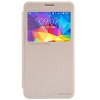 Полиуретановый чехол Nillkin Sparkle Leather Case Golden  для Samsung G750F Galaxy Mega 2