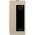 Полиуретановый чехол книга Nillkin Sparkle Leather Case Золотой для Huawei P30 Pro(#1)