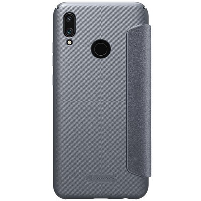 Полиуретановый чехол книга Nillkin Sparkle Leather Case Черный для Huawei P Smart 2019\ Honor 10 Lite(2)