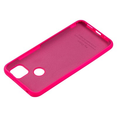 Силиконовый чехол Silicone Case ярко-розовый для Xiaomi Redmi 10A(2)