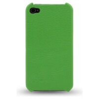 Кожаный чехол накладка Melkco Snap Cover Green LC для Apple iPhone 4/4S