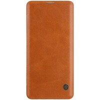 Кожаный чехол Nillkin Qin Leather Case Коричневый для Samsung Galaxy S10 5G