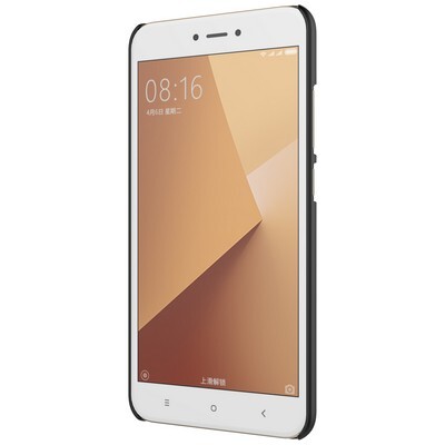 Пластиковый чехол с пленкой Nillkin Super Frosted Shield Black для Xiaomi Redmi Note 5A (2/16Gb)(2)