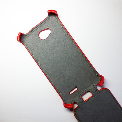 Чехол книга Armor Case Red для LG L80 D380 Dual Sim(2)